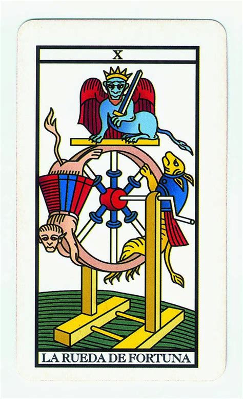 tarot la rueda de la fortuna|La Rueda de la Fortuna: Destino en la Carta Número。